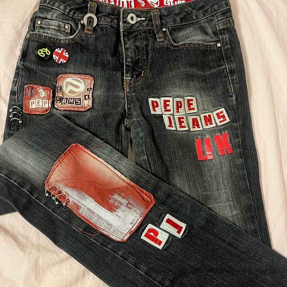 Pepe London flare jeans size Xs / small